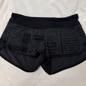 Lululemon Speed Short 6 - 6-15